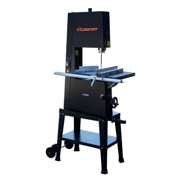Sierra sin fin Lusqtoff SFL1100-9 1100W Black Series con mesa de trabajo y guía paralela