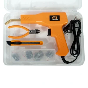 Soldador de plástico Lusqtoff SL50-8 50W con grampas alicate cutter y estuche plástico