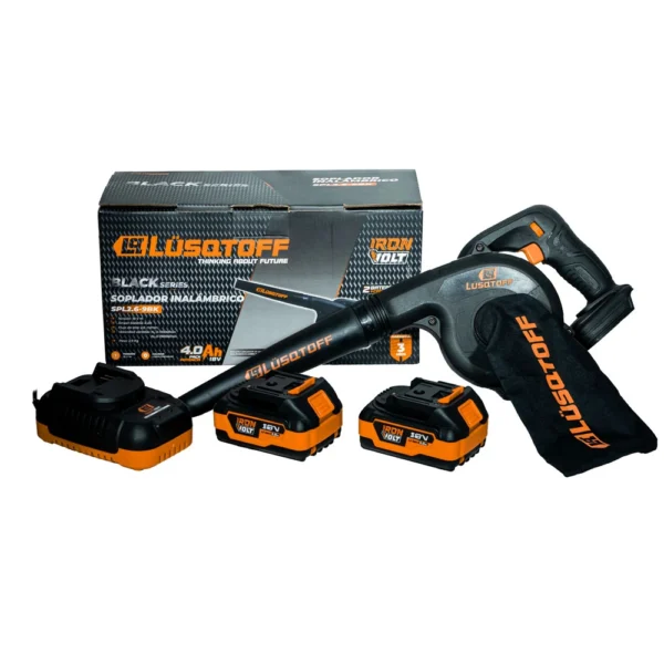 Soplador Aspirador a Batería Lusqtoff SPL2.6-9BK 18V Black Series - Imagen 2