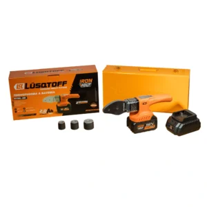 Termofusora a batería Lusqtoff TF18L-8B 18V con boquillas y maletín metálico