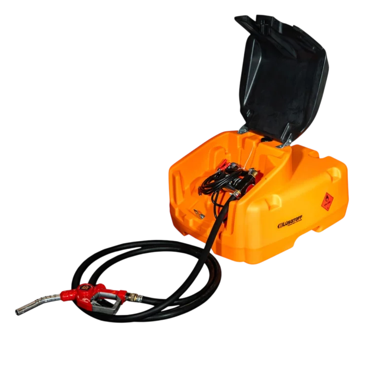 Tanque surtidor para gasoil Lusqtoff TSG100-8 100 litros con bomba autocebante 12V
