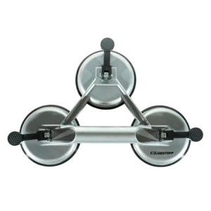 Ventosa de aluminio triple Lüsqtoff L7604 con capacidad de carga de 120 kg