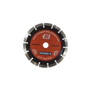 Disco diamantado segmentado Lusqtoff DDS180-9 180 mm para corte seco