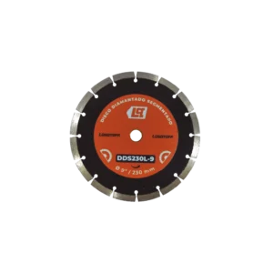 Disco diamantado segmentado Lusqtoff DDS230L-9 230 mm para corte seco