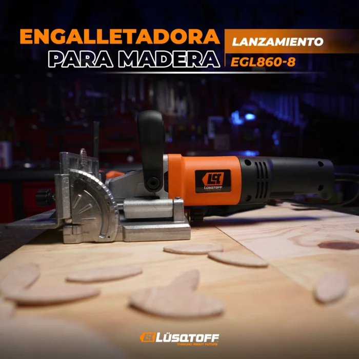 Engalletadora Lusqtoff EGL860-8 860W Disco 100 mm - Imagen 3