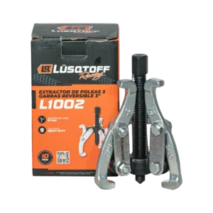 Extractor de poleas Lusqtoff L1002 de 3 garras 3 pulgadas con apertura máxima 83 mm
