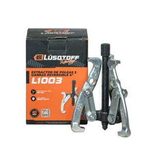 Extractor de poleas Lusqtoff L1003 de 3 garras 4 pulgadas con apertura máxima 127 mm