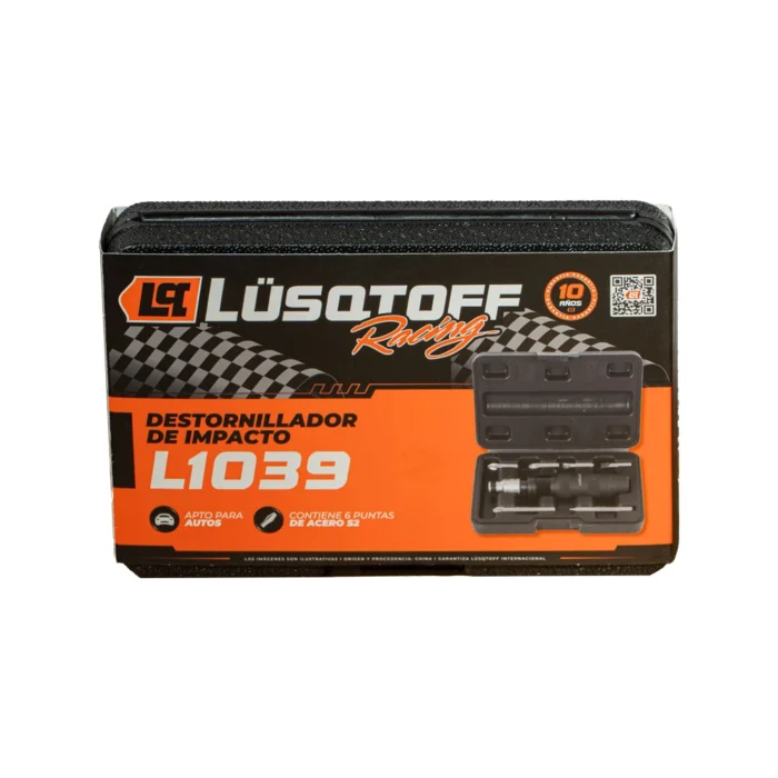 Destornillador de Impacto Lusqtoff L1039 Encastre 1/2" con 6 Puntas - Imagen 2