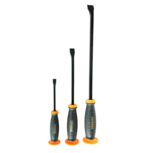 Destornilladores palanca Lusqtoff L6990 3 piezas de 200 300 y 430 mm con mango antideslizante
