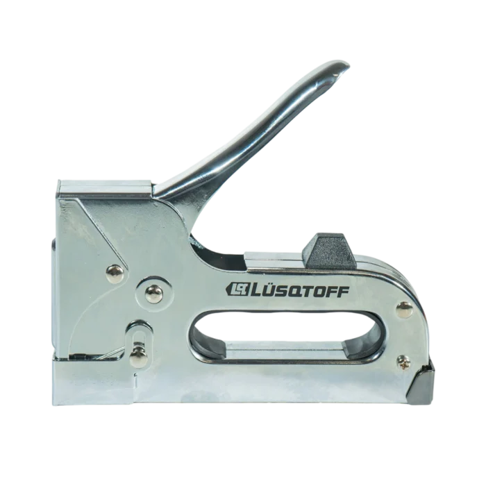 Grampadora manual metálica profesional Lusqtoff L7722 con grampas incluidas