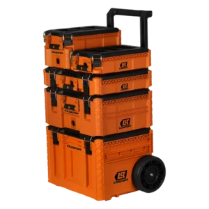 Carro porta herramientas organizador Lusqtoff LCHP6-8 120 kg con 5 cajas