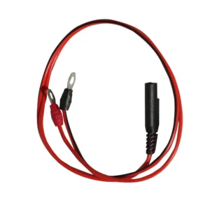 Cargador compacto para baterías compatibles de 6 V y 12 V. Incluye 8 modos de carga, protecciones, cocodrilos y conectores.