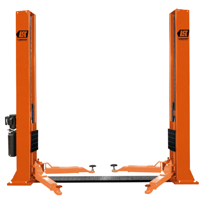Elevador de dos columnas Lusqtoff LPA-4A 4 toneladas para taller automotor