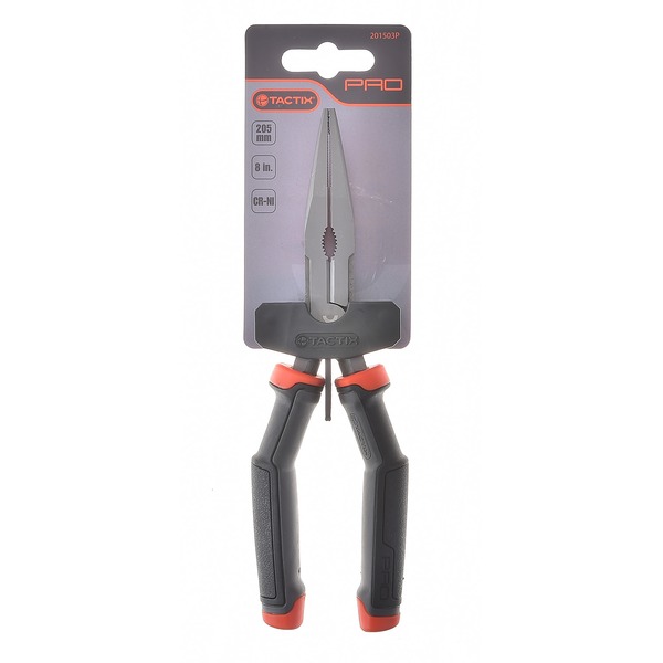 Pinza de punta recta Tactix 201503P 8" 205 mm